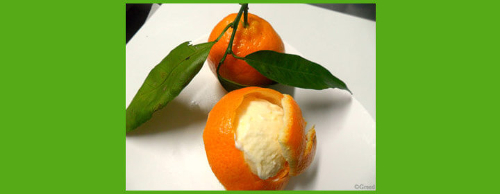 gelato al mandarino piedone