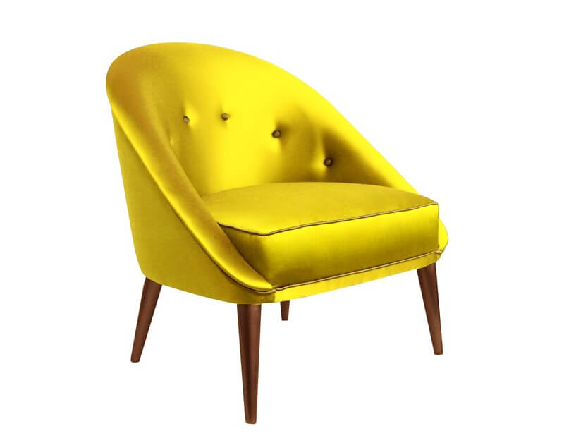 nessa chair koket chandra chair koket sfumature di giallo festa della donna