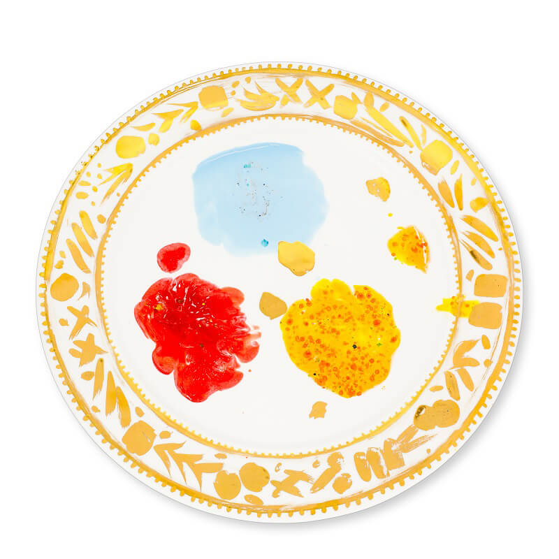 Coralla Maiuri Villa Borghese_Caravaggio_serving plate
