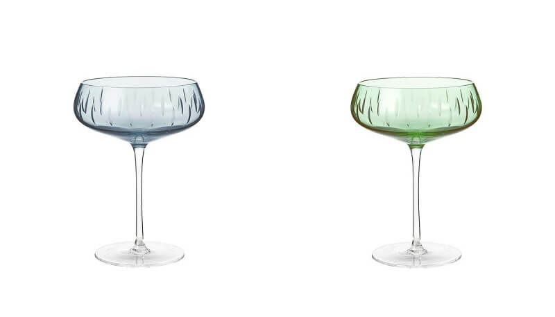 Colore in tavola Louise Roe Champagne Glasses