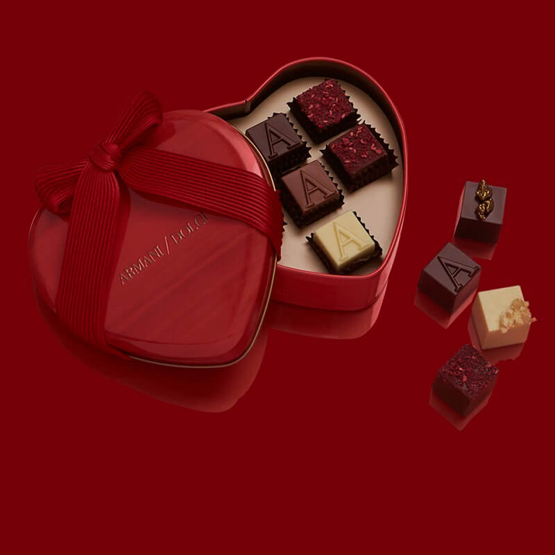 San Valentino al cioccolato Armani Dolci