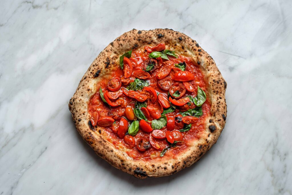 salvatore salvo pizza with six tomatoes