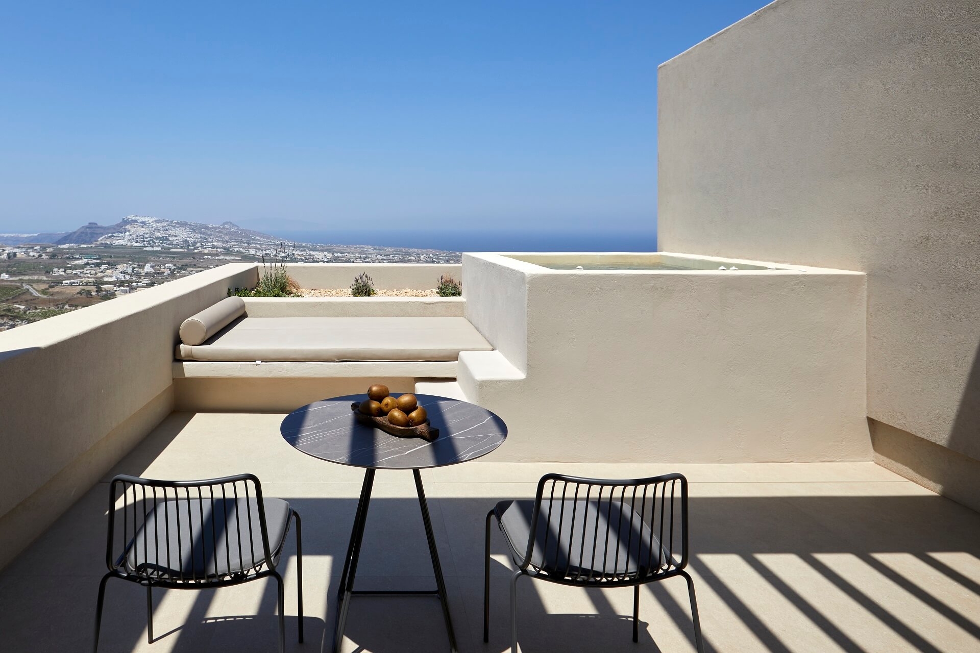 Outdoor Pedrali North Santorini - A Luxury Spa Hotel_Pyrgos_Greece
