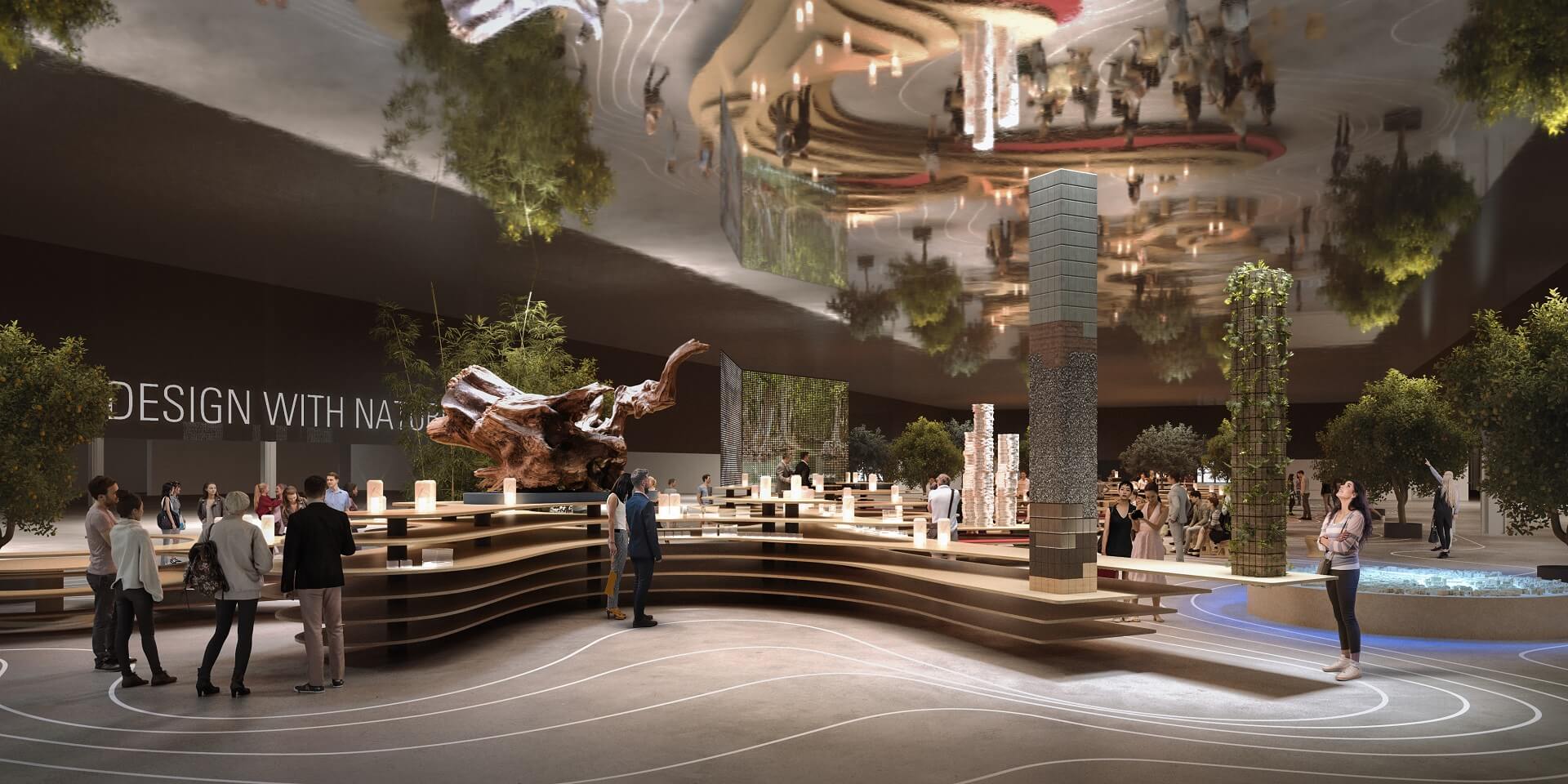 Salone del Mobile 2022 Design with Nature ©Mario Cucinella Architects