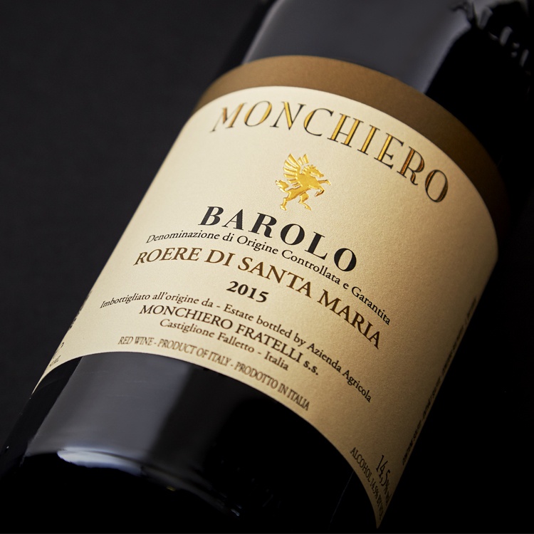 Italian wine label barolo