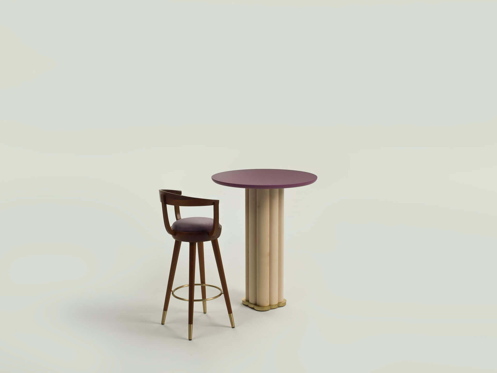 Fratelli Boffi_Flo table Galleon stool