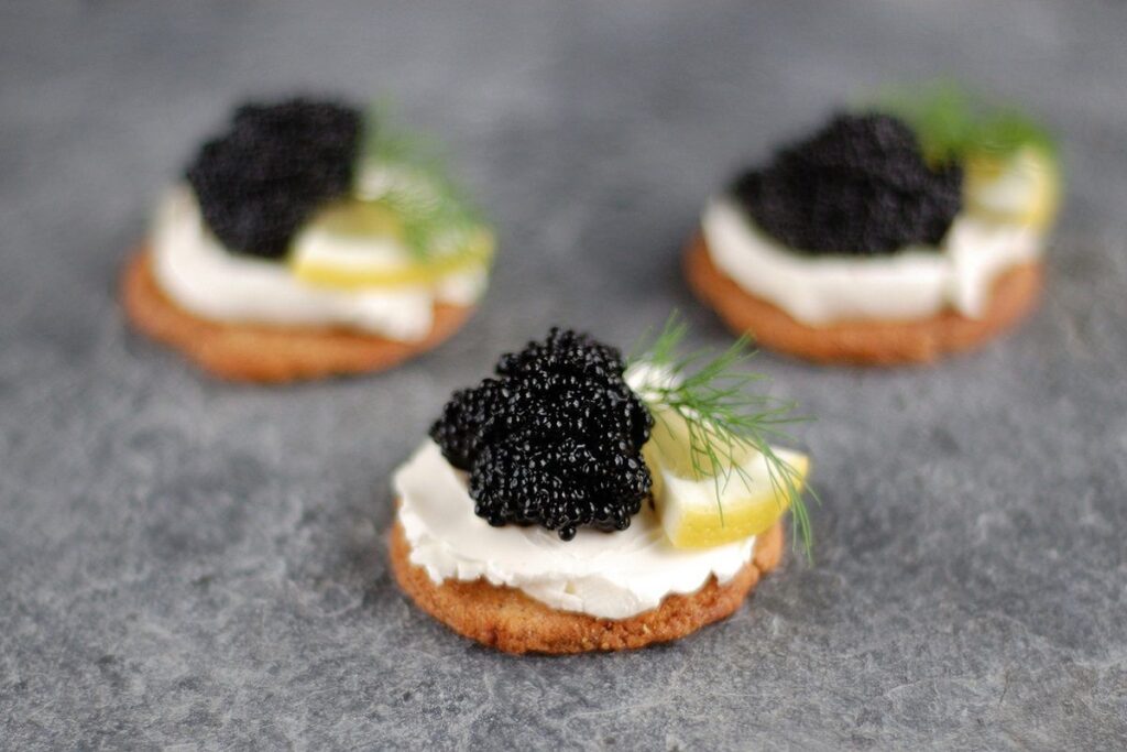 Caviar Canapés