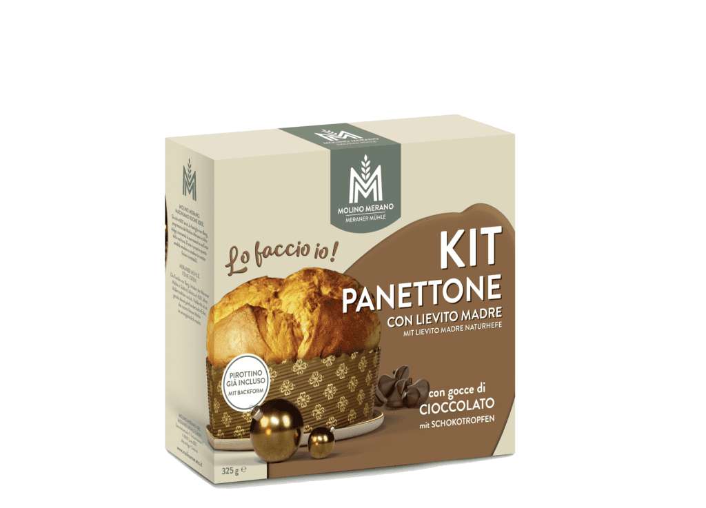 Molino Merano_Kit panettone con gocce di cioccolato