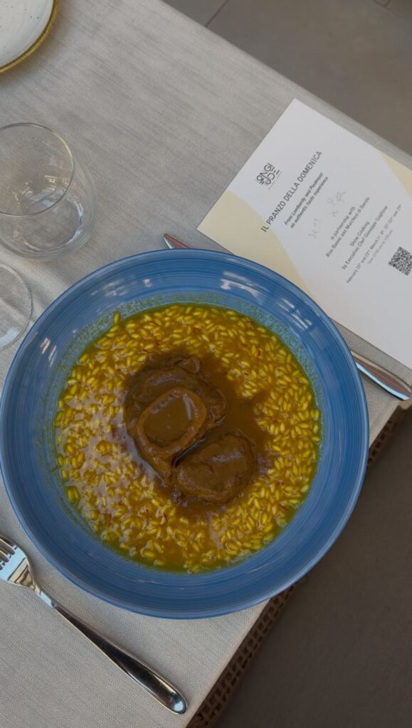 Risotto alla milanese con ossobuco